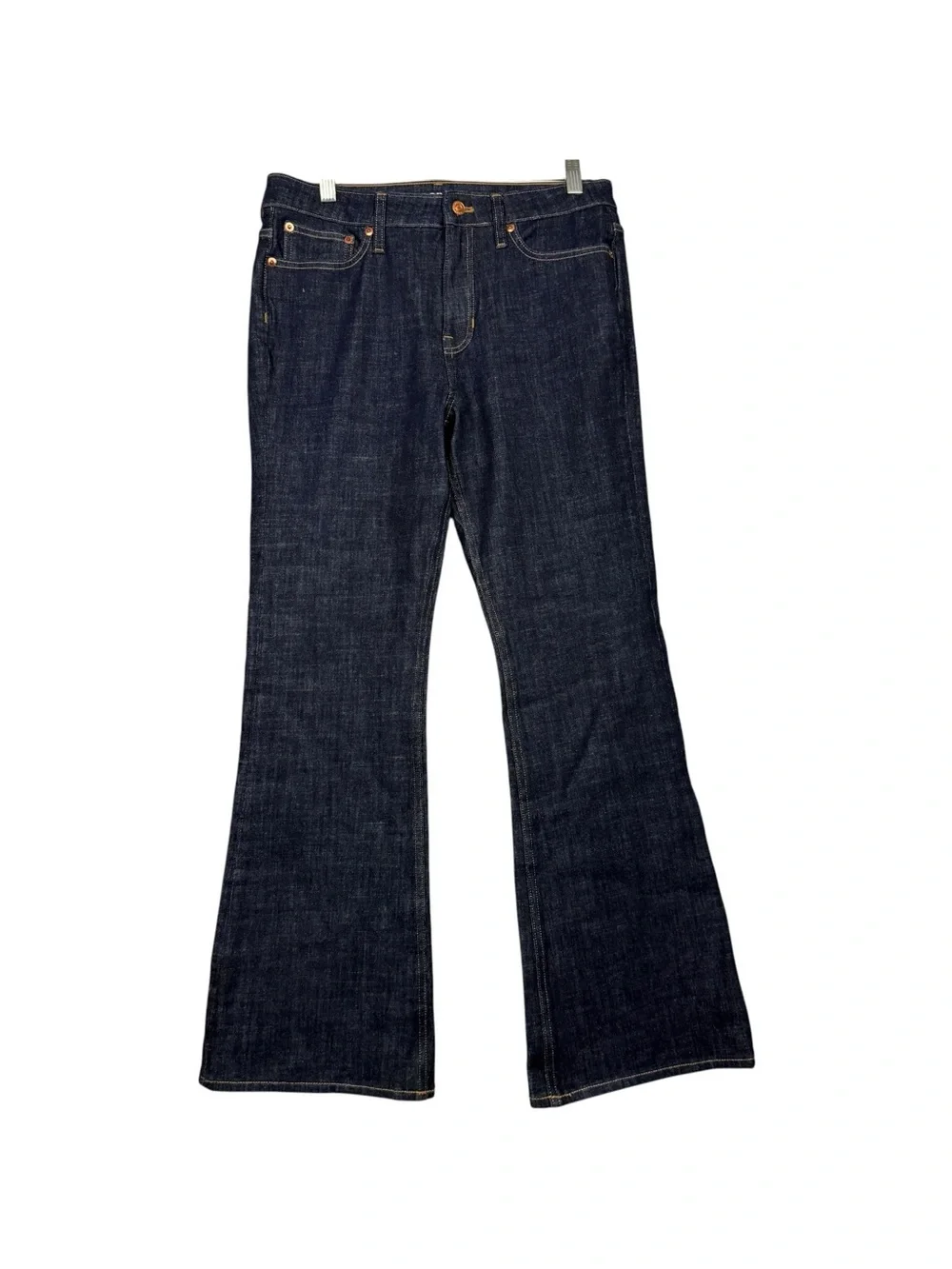 J Crew 2023 Petite Dark Wash Flared Jeans